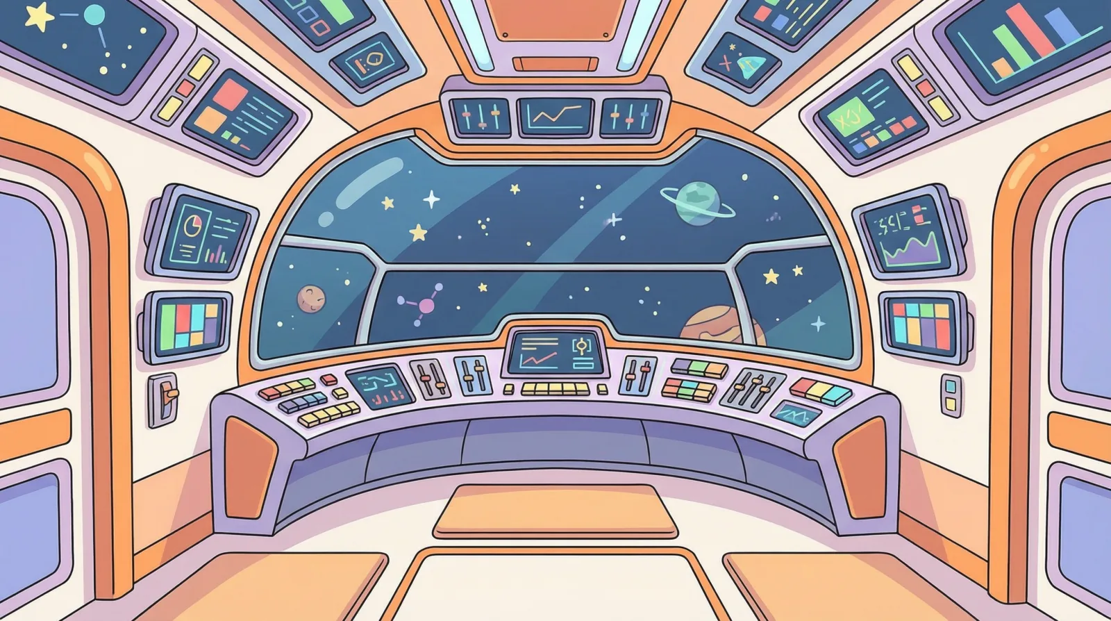 The interior of the Starforce ship